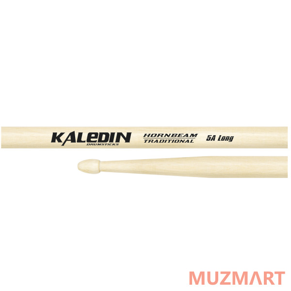 Kaledin Drumsticks 7KLHB5AL 5A Long Барабанные палочки, граб, деревянный наконечник