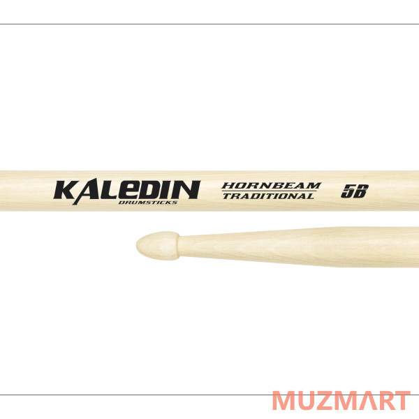Kaledin Drumsticks 7KLHB5B 5B Барабанные палочки, граб, деревянный наконечник