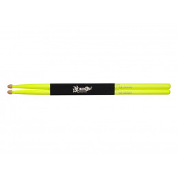 HUN 10101003009 Fluorescent Series 7A YELLOW Барабанные палочки, желтые, орех гикори