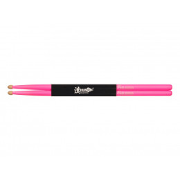 HUN 10101003010 Fluorescent Series 7A Барабанные палочки, розовые, орех гикори