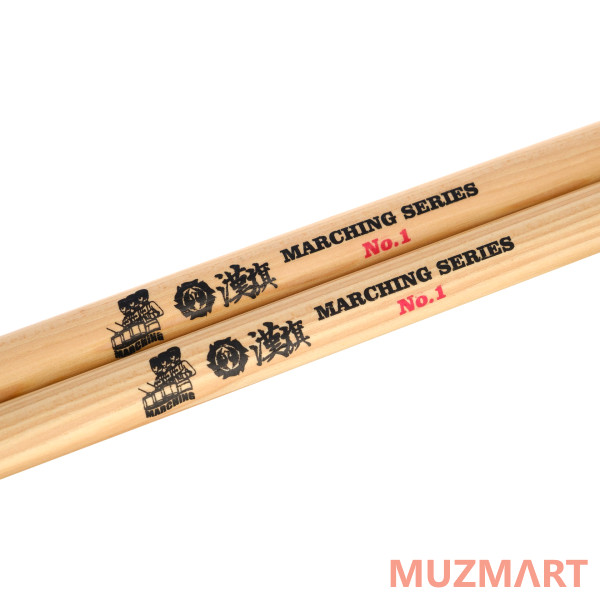 HUN 10101006001 Marching Series No.1 Барабанные палочки, орех гикори