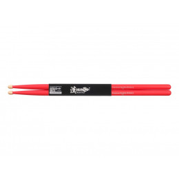 HUN 1010100201017 Colored Series 5A RED Барабанные палочки, орех гикори, красные