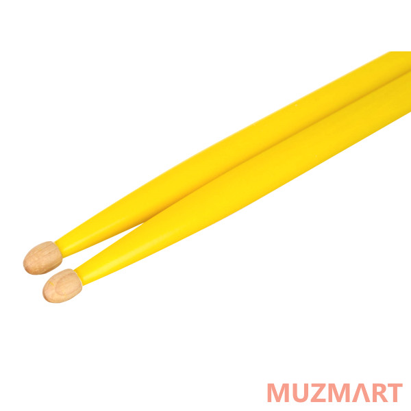 HUN 1010100201018 Colored Series 5A YELLOW Барабанные палочки, орех гикори, желтые