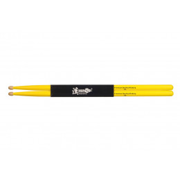 HUN 1010100201018 Colored Series 5A YELLOW Барабанные палочки, орех гикори, желтые