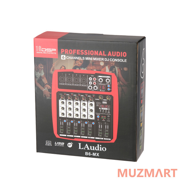 LAudio B6-MX Микшерный пульт, 6 каналов