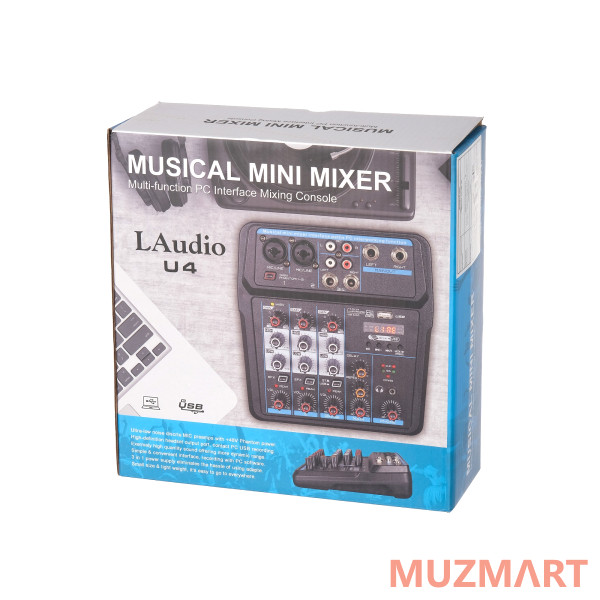 LAudio U4 Микшерный пульт, 4 канала