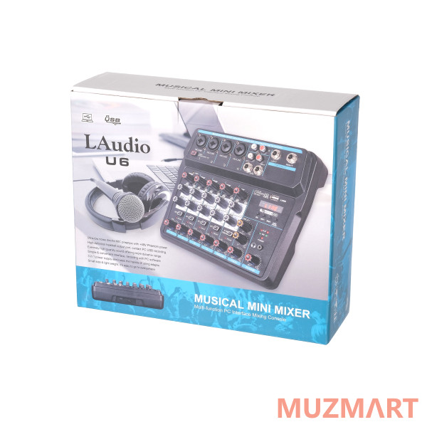 LAudio U6 Микшерный пульт, 6 каналов