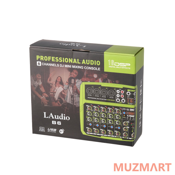 LAudio B6 Микшерный пульт, 6 каналов