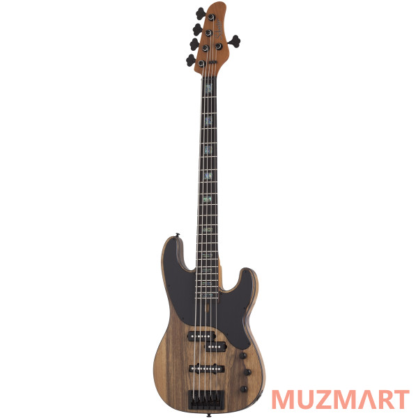 Schecter MODEL-T 5 EXOTIC BLACK LIMBA 5-струнная бас-гитара