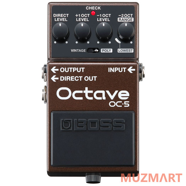 Boss OC-5 Octave педаль для электрогитары и бас гитары