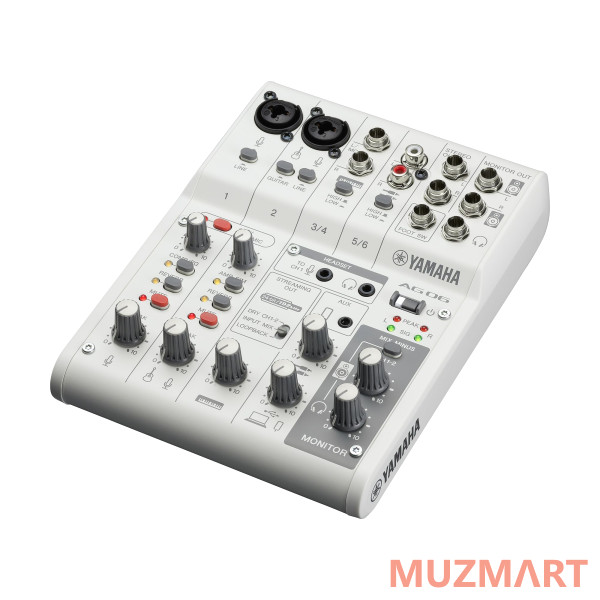 Yamaha AG06MK2 White Шестиканальный USB-микшер