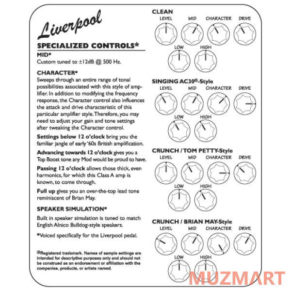 Tech 21 CS-LIV.2 Гитарная педаль Liverpool