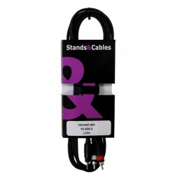 Stands&Cables YC-028-3 Аудио-кабель 3,5 мм Stereo Jack - 2 x RCA, 3 м