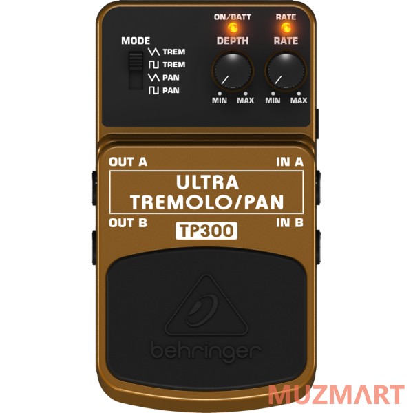 Behringer TP300 Ultra TREMOLO/PAN Педаль стереоэффектов тремоло и панорамирования