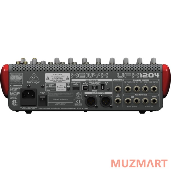 Behringer UFX1204 12-канальный компактный микшерный пульт