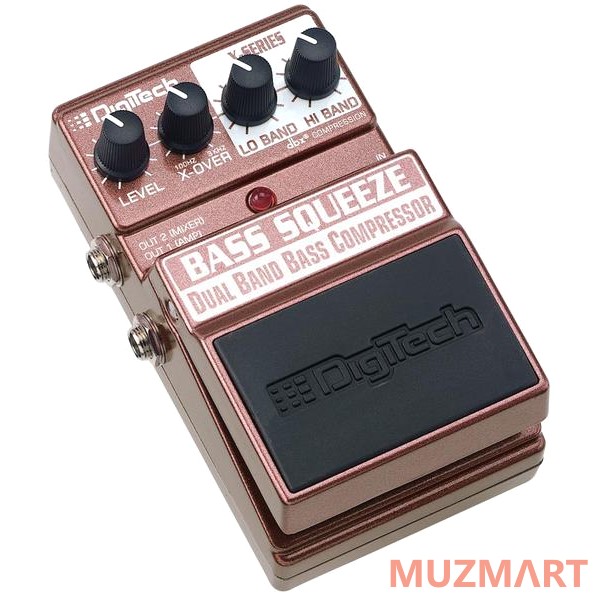 Digitech XBS Bass Squeeze Педаль для бас-гитары Compressor/Sustain от dbx