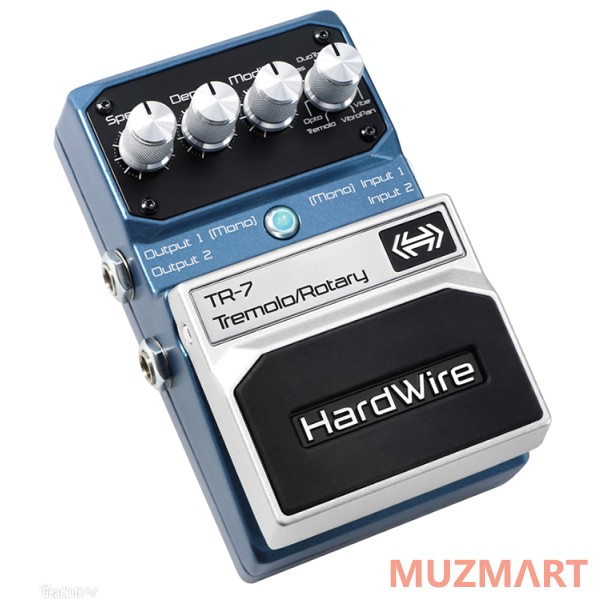 Digitech TR-7 Stereo Tremolo and Rotary Гитарная педаль тремоло, ротари и вибрато эффектов