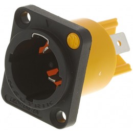 Neutrik NAC3MPX Панельный разъем PowerCon TRUE1, штекер, 16A/250В