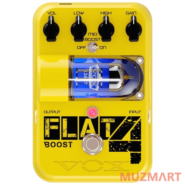 Vox TG1-FL4BT Flat 4 Boost Ламповая педаль эффектов, бустер