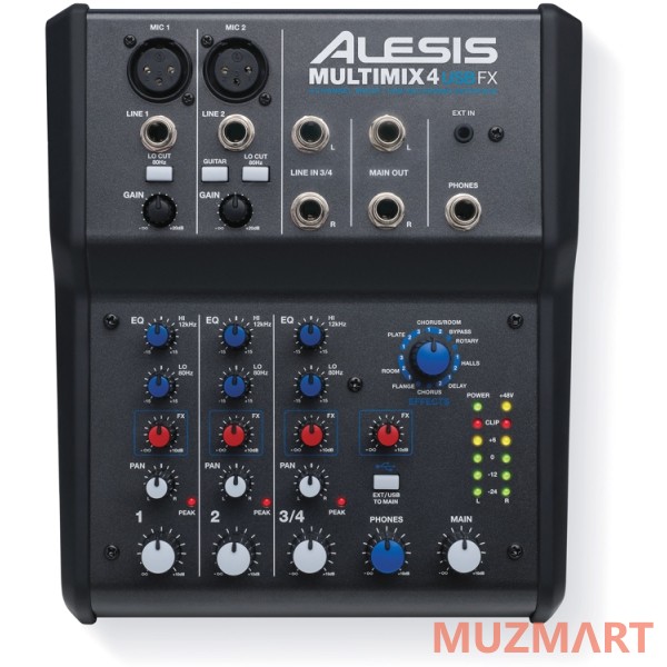 Alesis Multimix 4 USB FX Микшер компактный