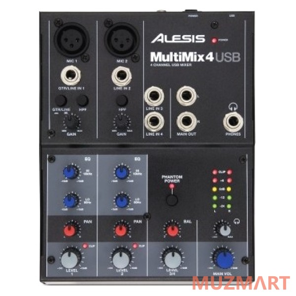 Alesis Multimix 4USB Микшер компактный