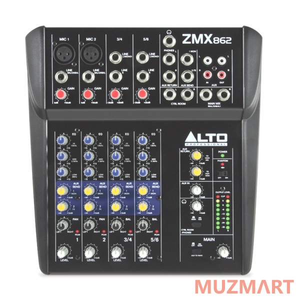 Alto ZMX862 Микшерный пульт компактный