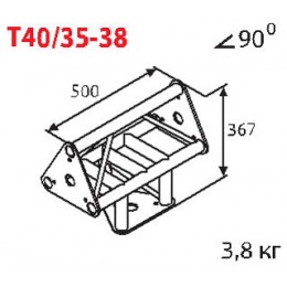 Imlight T40/35-38 Стыковочный узел для 3-х ферм под 90 градусов