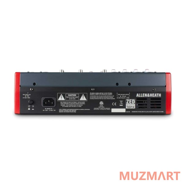 Allen & Heath ZED60-10FX Микшер компактный аналоговый