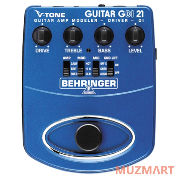 Behringer V-TONE Guitar GDI21 Педаль моделирования гитарных усилителей