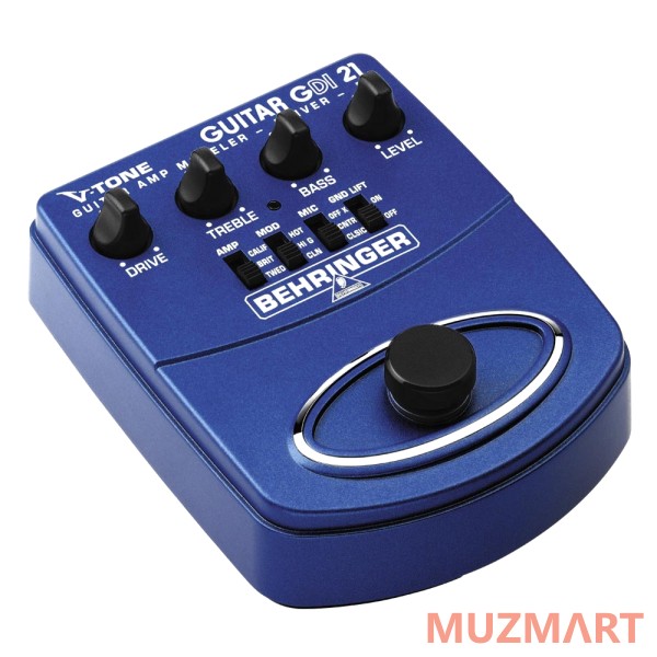 Behringer V-TONE Guitar GDI21 Педаль моделирования гитарных усилителей