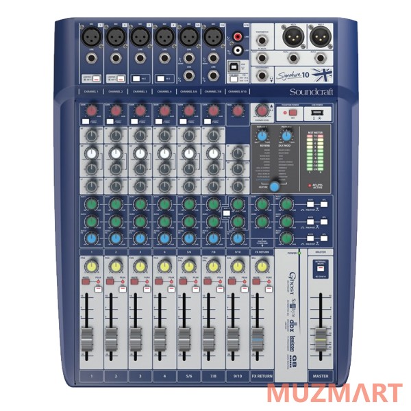 Soundcraft Signature 10 Аналоговый 10-канальный компактный микшер
