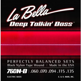 La Bella 760N-B Струны для 5-стр. бас-гитары, калибр 60-135