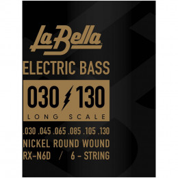 La Bella RX-N6C Струны для 6-стр. бас-гитары, калибр 45-130
