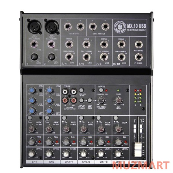 Topp Pro MX.10USB Микшерный пульт компактный