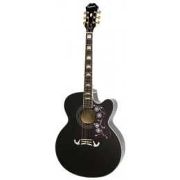 Epiphone EJ-200CE BLACK GLD Электроакустическая гитара