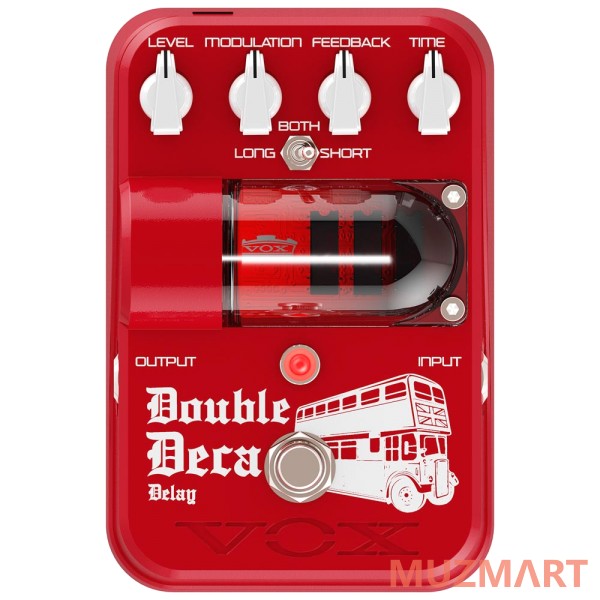 Vox TG2-DDDL DOUBLE DECA DELAY Педаль эффектов, аналоговый дилей