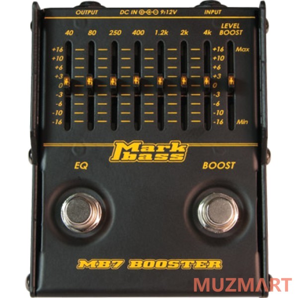 Markbass MB7 Booster Педаль эффектов BOOSTER и 7-полосный EQ
