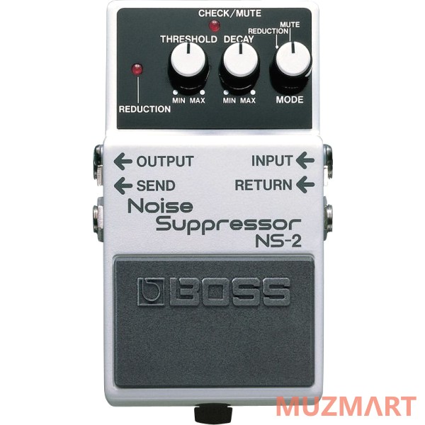 Boss NS-2 Noise Suppressor Педаль для электро и бас гитары шумоподавитель