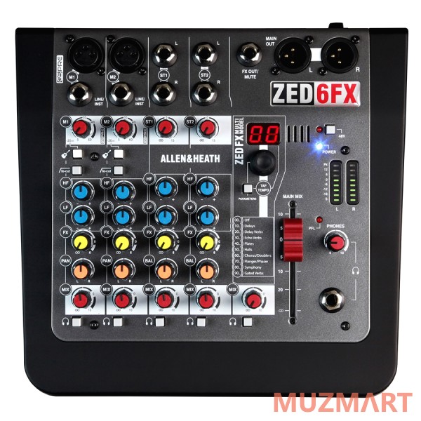 Allen & Heath ZED6FX Микшерный пульт компактный