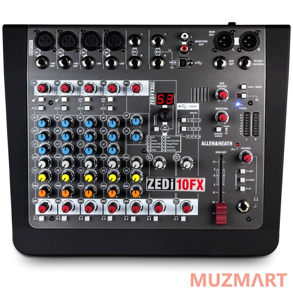 Allen & Heath ZEDi10FX Аналоговый компактный микшер