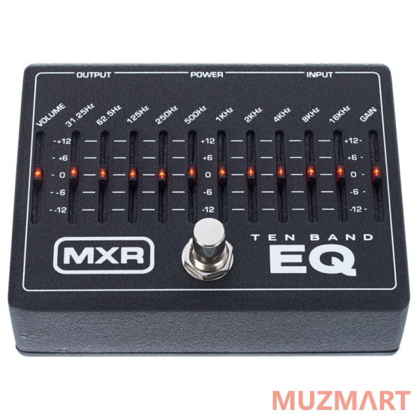 Dunlop MXR M108 EU 10-Band Graphic EQ Педаль гитарная 10-полосный графический эквалайзер