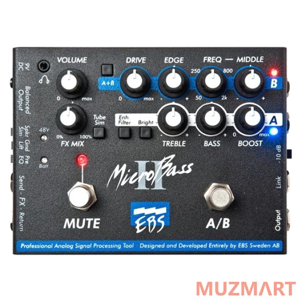 EBS MicroBass II Предусилитель для бас-гитары