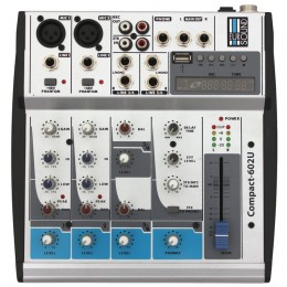 Eurosound Compact-602U Компактный микшерный пульт
