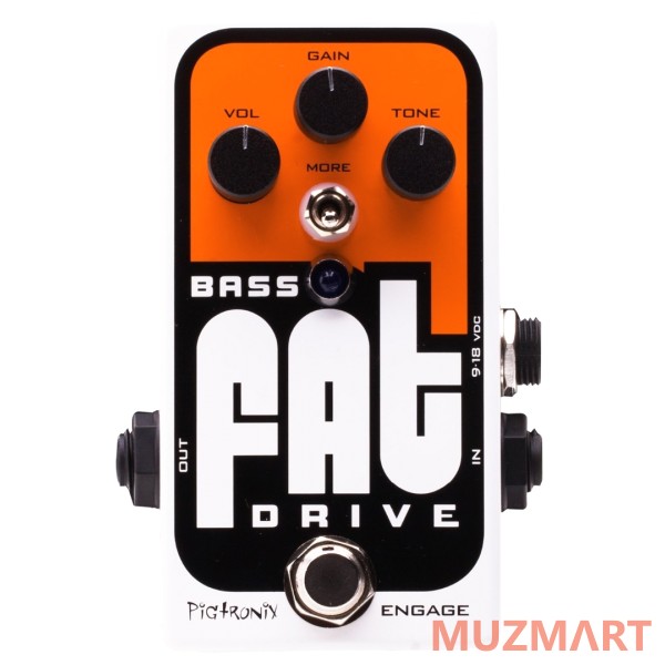 Pigtronix BOD Bass FAT Drive Педаль для бас-гитары овердрайв