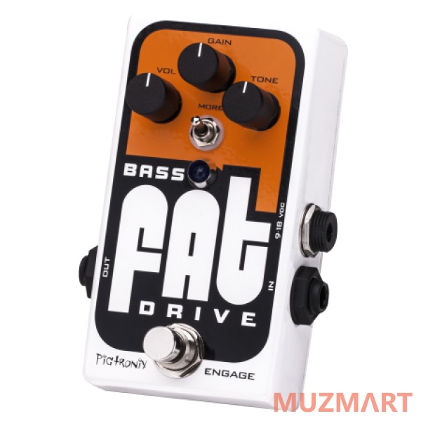 Pigtronix BOD Bass FAT Drive Педаль для бас-гитары овердрайв