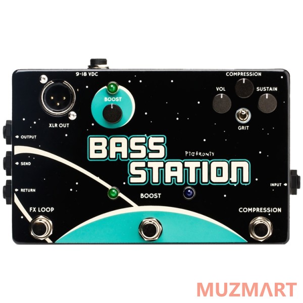 Pigtronix BSC Bass Station Custom Shop Pedal Преамп для бас-гитары