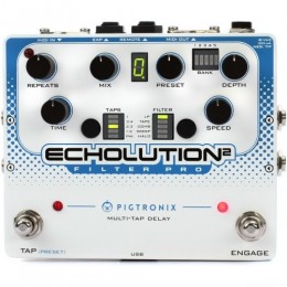 Pigtronix E2F Echolution 2 Filter Pro Delay Педаль дилэй