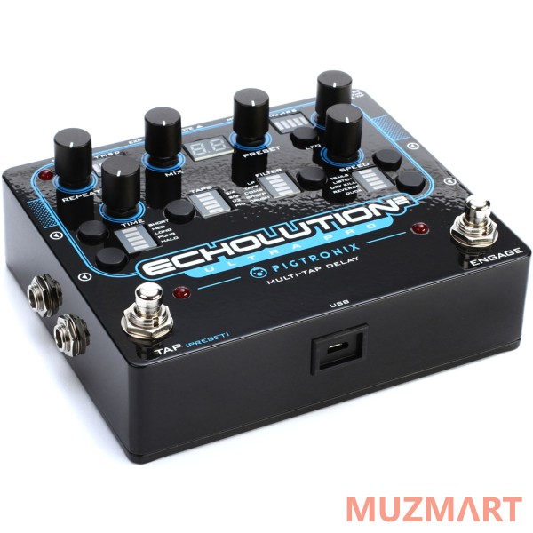 Pigtronix E2U Echolution 2 Ultra Pro Delay Педаль дилэй