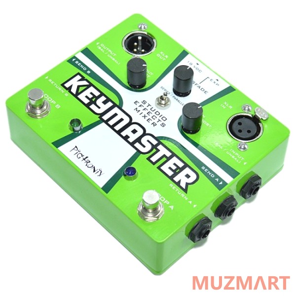 Pigtronix REM Keymaster, Reamp Effects Mixer Педаль микшер/петля эффектов