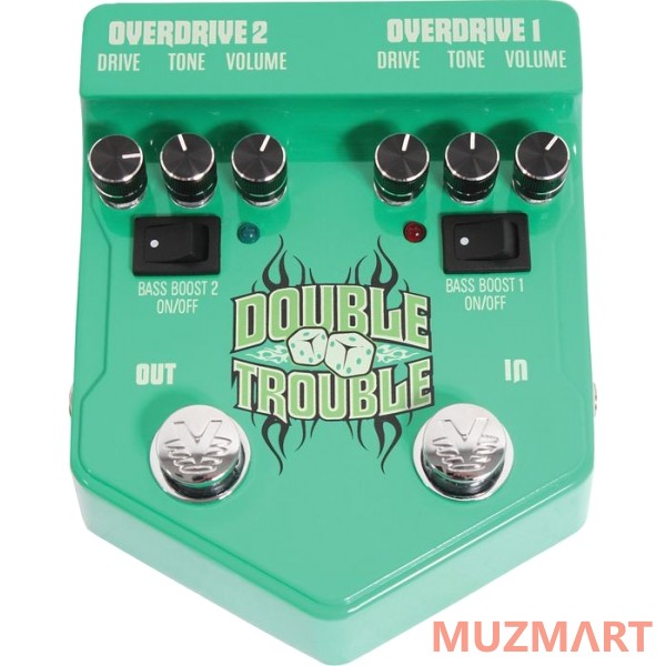 Visual Sound V2DT V2 Double Trouble Педаль двойной овердрайв